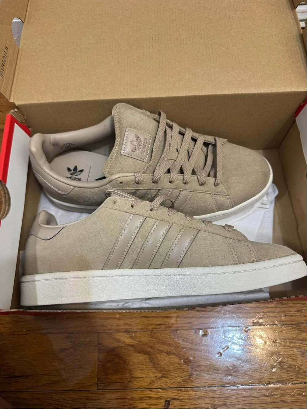 adidas Suede Sneakers in Taupe